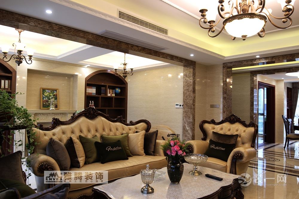 180平大户型！欧式古典风格的家，太豪气！苏州越湖名邸，欧式古典风格