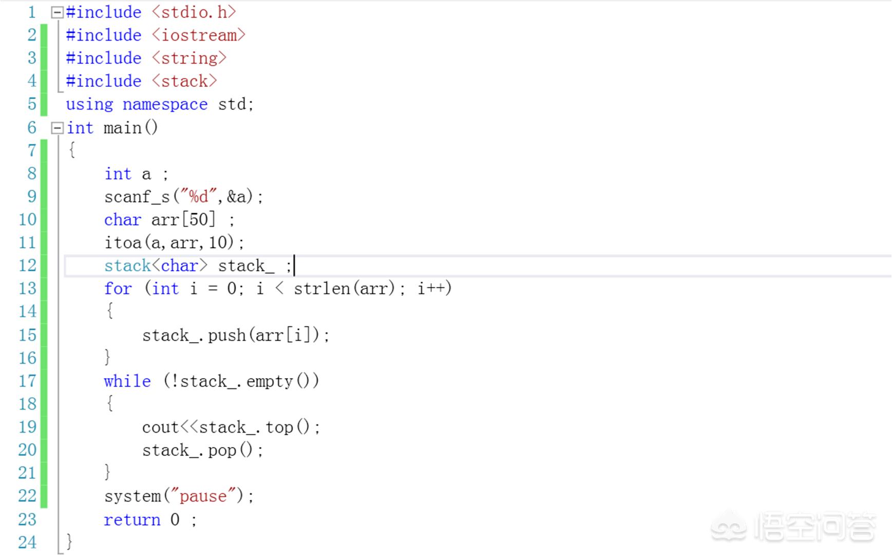 python怎么输出一个整数的倒序,c语言中怎么把一个整数逆序输出