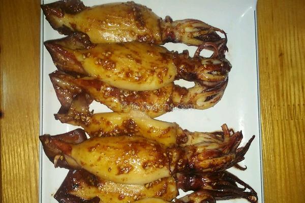 烤鱿鱼须烤箱,烤箱小乌贼