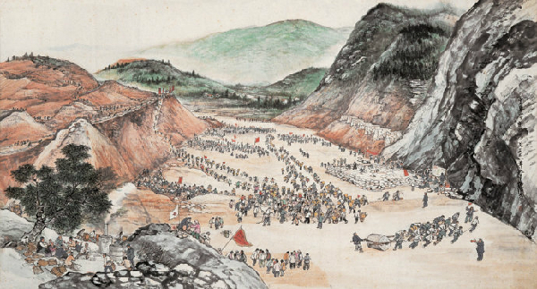 长安画派何海霞,长安画派代表画家何海霞创作