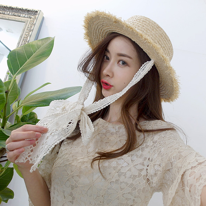 蓝色草帽海边度假,玩转海边度假风