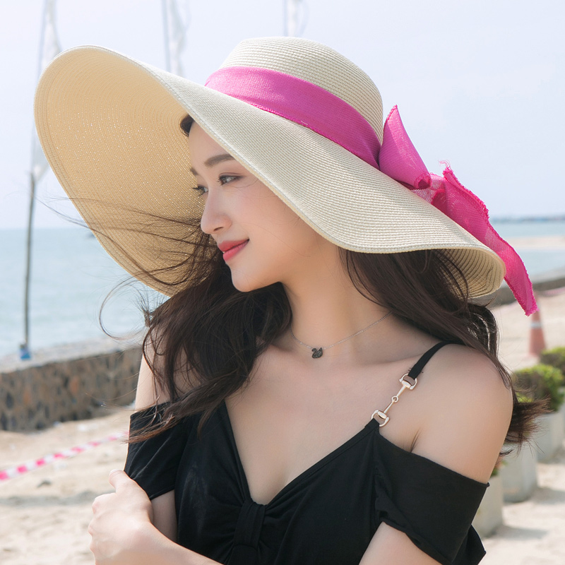 蓝色草帽海边度假,玩转海边度假风