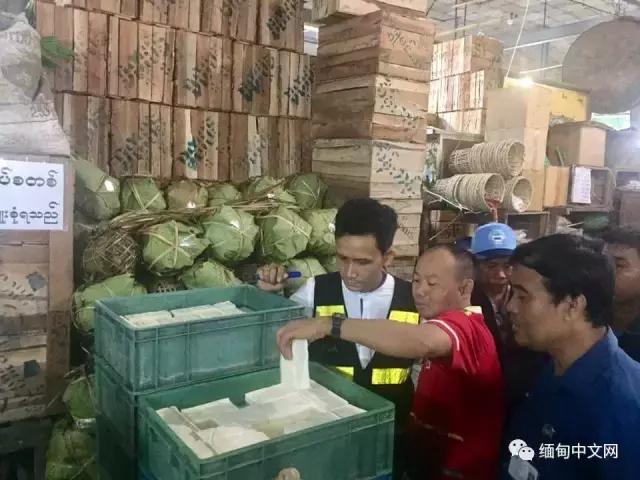 缅甸查获了含有福尔马林的豆制品