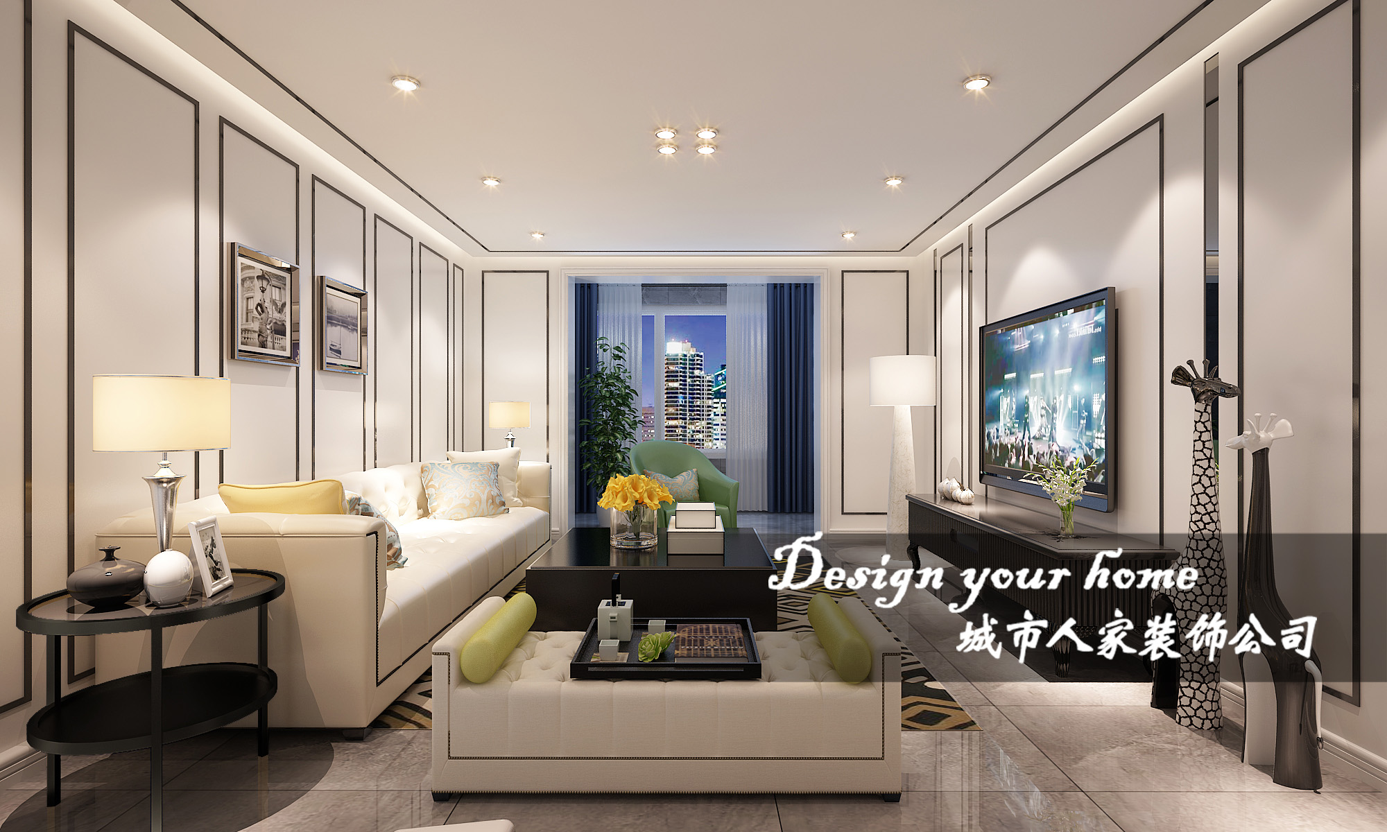 烟台家庭装修好看又便宜,烟台118平现代简约风格装修