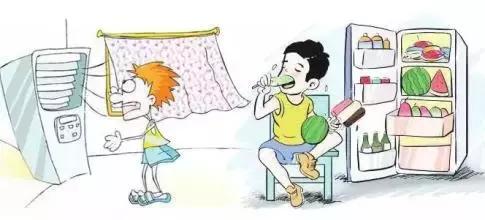 吹了两个小时空调，吃了半个冰西瓜，他居然“中暑了”