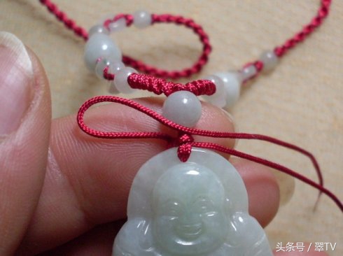 翡翠玉绳子绑法,绑翡翠教程