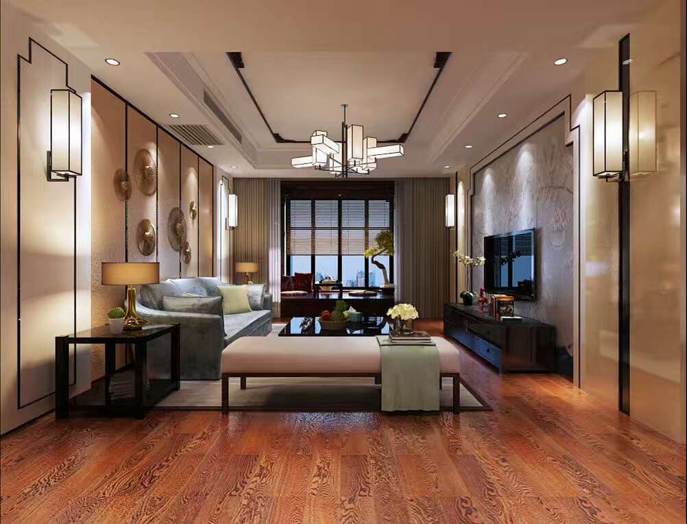 石家庄半岛名邸装修效果图大全,石家庄中冶德贤公馆138平米装修