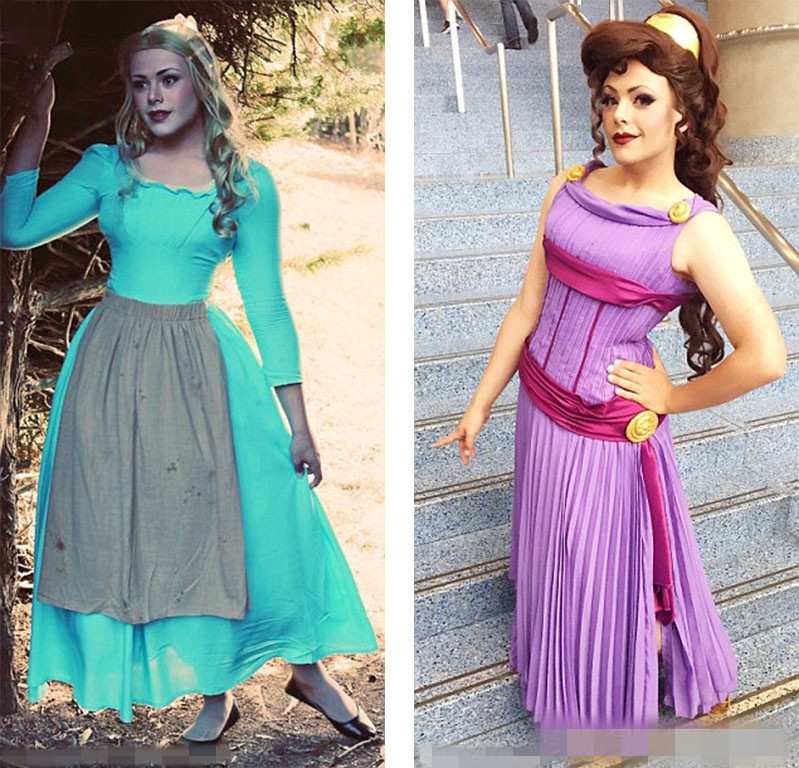 TA扮演的迪士尼公主被赞完美，但卸妆后的模样却让网友接受不了！