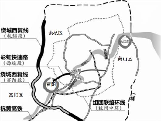 杭州市富阳区最新规划图,杭州富阳2024大规划