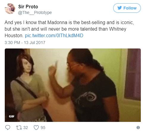 老牌Diva的抓马:Madonna信件曝光,称WhitneyHouston“平庸到可怕”