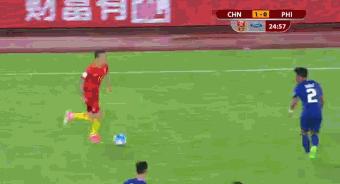 任航踢野球,任航华夏进球