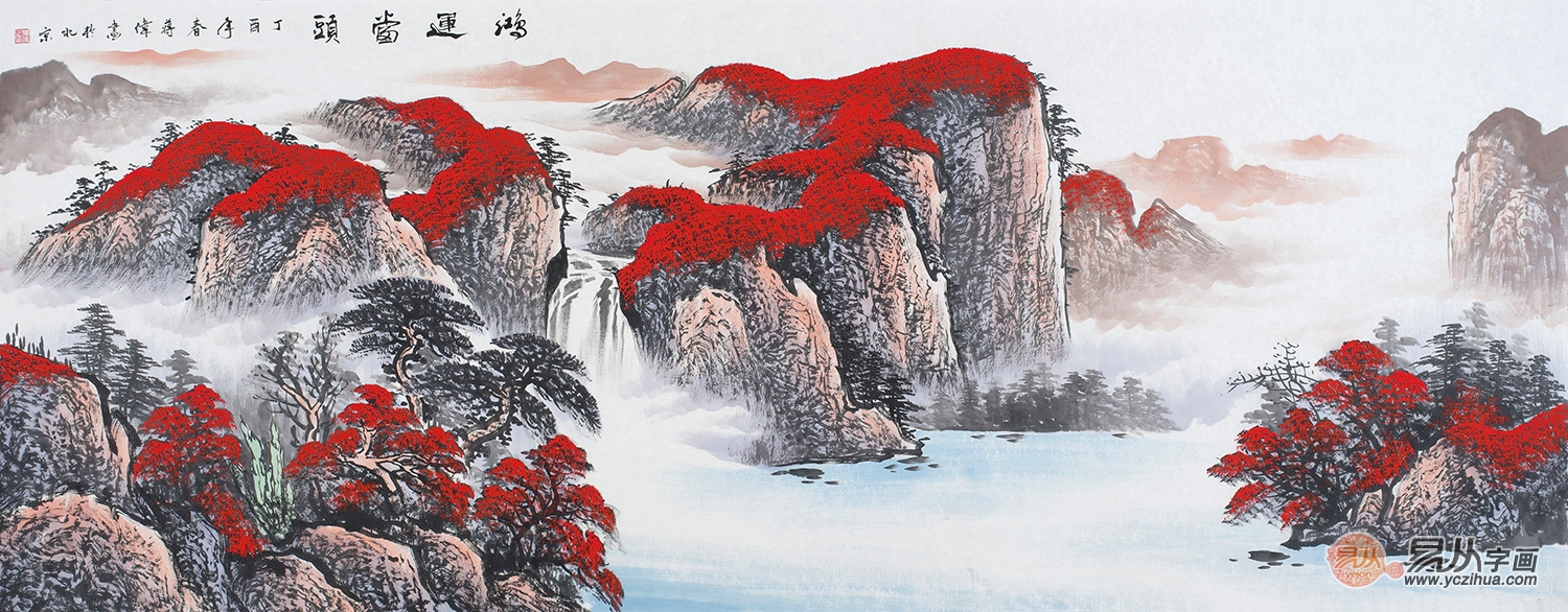 生意人办公室挂什么山水画最吉利,生意人办公室挂什么画最有深度