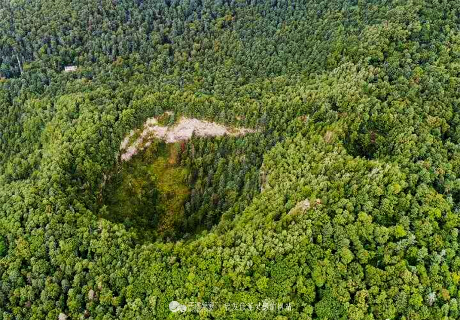 镜泊湖火山口免费景点,探秘火山