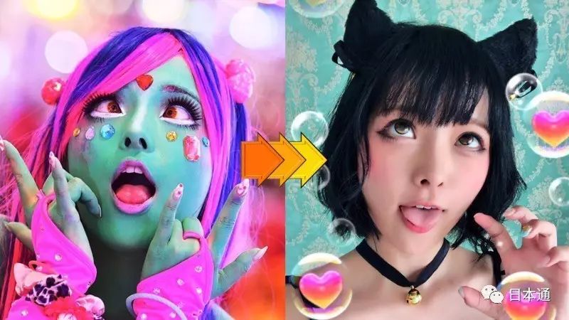 樱花妹流行发色,樱花妹造型体验