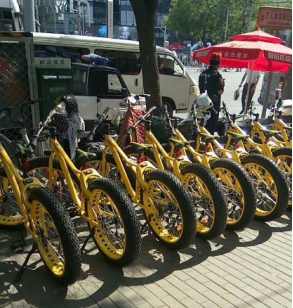 ofo肌肉车深圳,ofo肌肉车现身上海街头