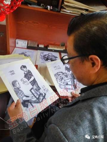 宝鸡79岁老人画,七旬老人手绘画作品