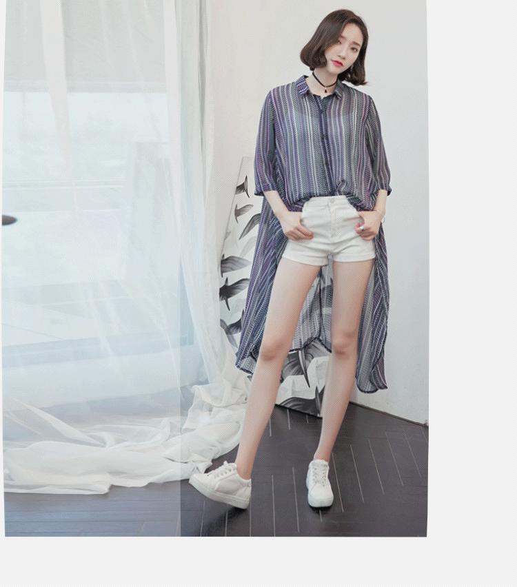 only新款百搭雪纺衫,粉红色潮流雪纺衫