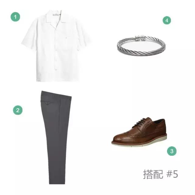 型男必备的简约风衬衫穿搭,潮男必备休闲白衬衫搭配