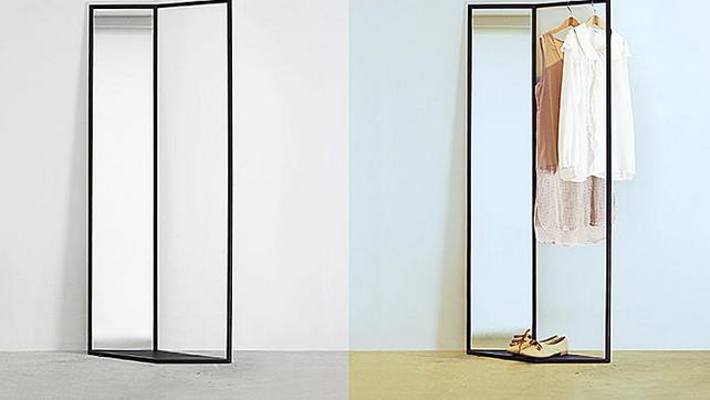 衣帽架充分利用家里的空间,房间有这种衣帽架太实用了