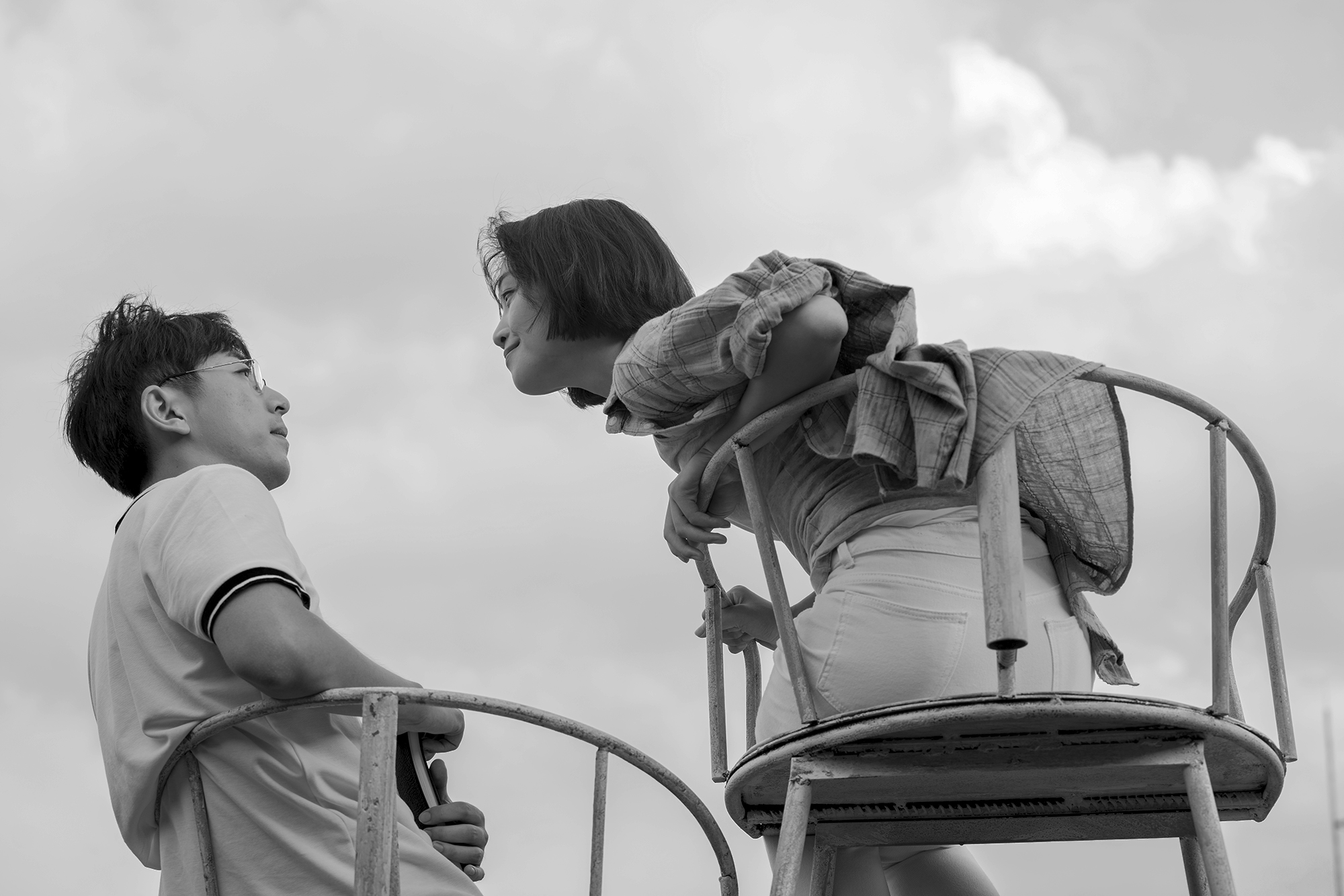 顾长卫最新作品,顾长卫蓝盈莹片场