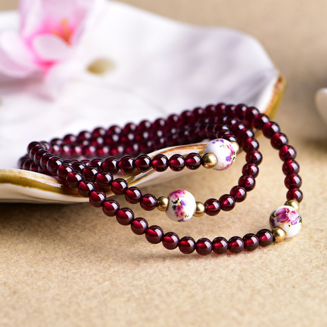 最美石榴石,石榴石女性美容石