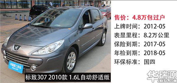3万左右二手车推荐，标志307经济实用之选