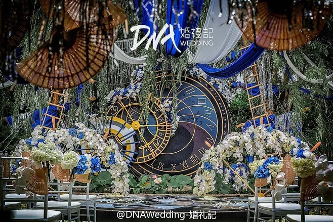 户外婚礼场景布置效果图,红色系婚礼户外布置场景