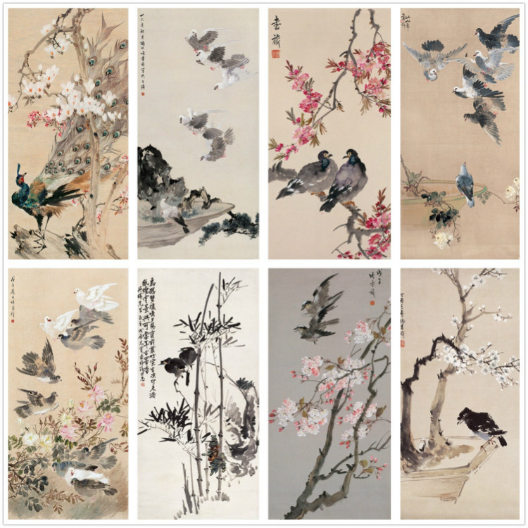 海派花鸟画谁的比较好,海派名家张雄花鸟画