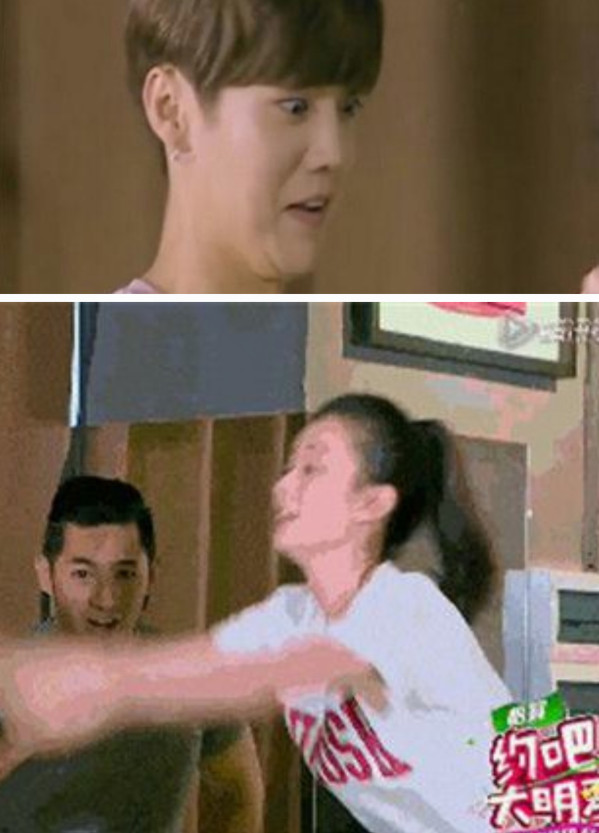 鹿晗和热巴的热情互动,鹿晗对热巴的感动瞬间