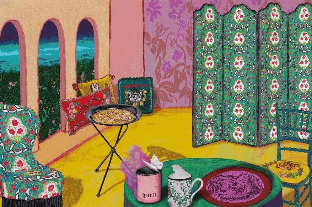 gucci抱枕,抱枕gucci