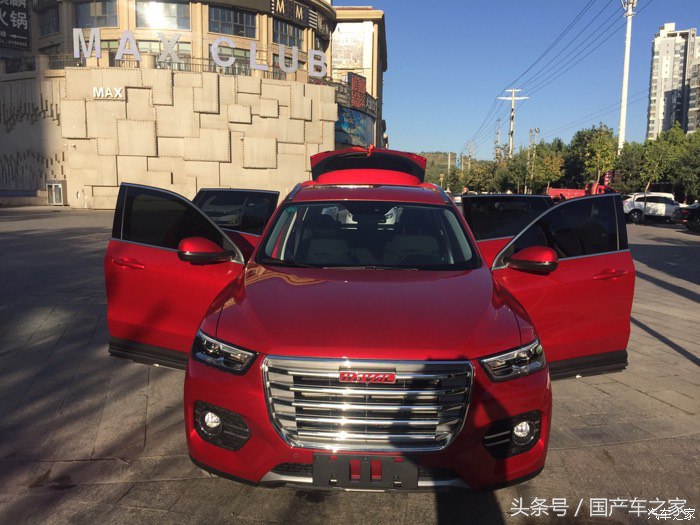 长城新H6骚红红标2.0T提车，看了都想流口水