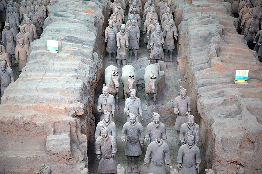 西安兵马俑一游,西安不止广告文化