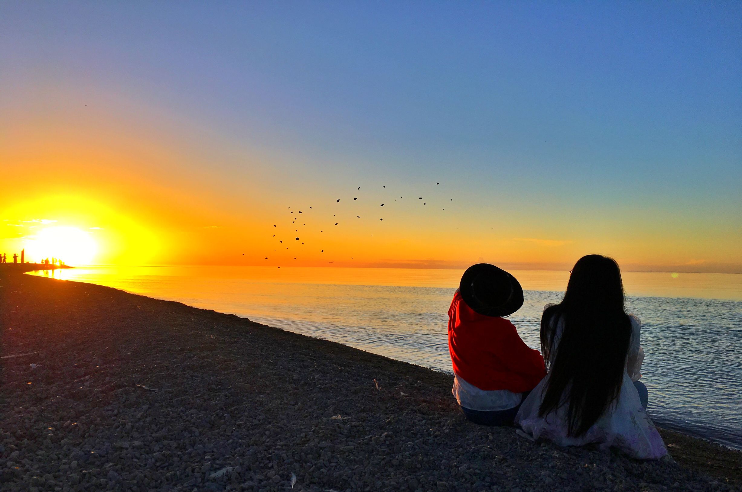 深邃的蓝,梦幻的蓝,是我的青海我的湖