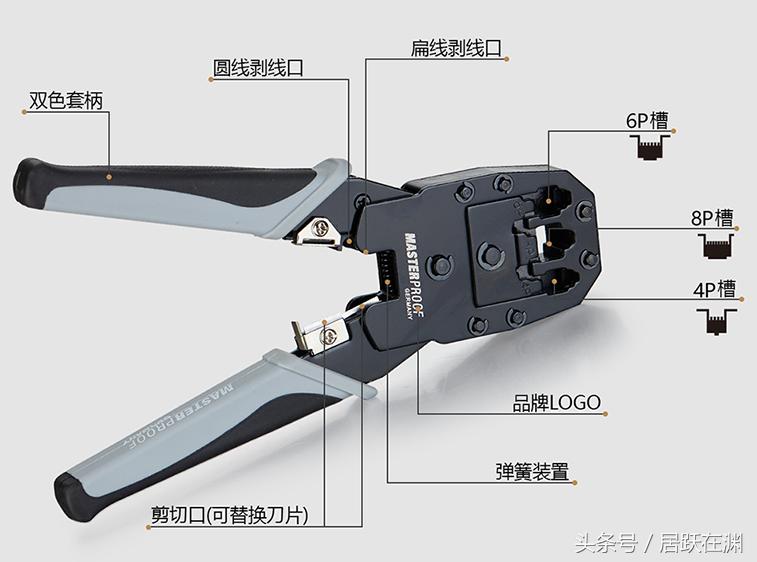 网线水晶头制作详细步骤,无网线钳如何压网线水晶头视频