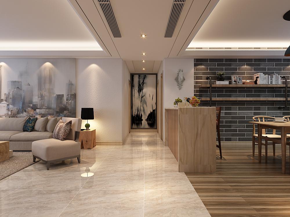 石家庄泰丰观湖一楼带院,泰丰观湖两室两厅装修效果