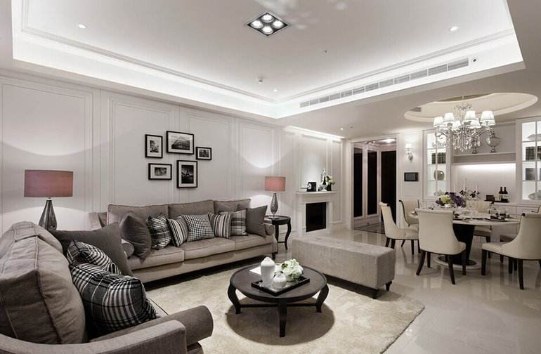 适合北欧风的客厅瓷砖,北欧简约风瓷砖上墙装修