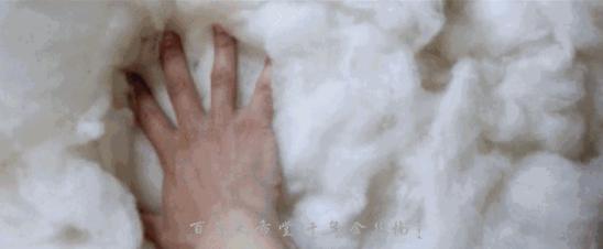 围巾围住头发,很冷围上围巾就不冷了