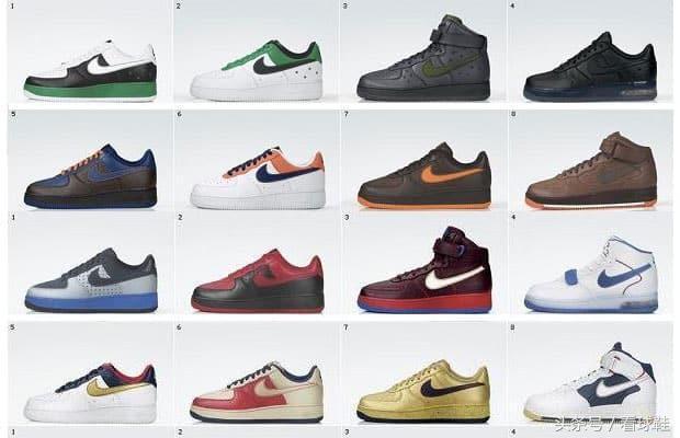 nikeairforce1好几个小标志,nikeairforce1脚感最好的款式