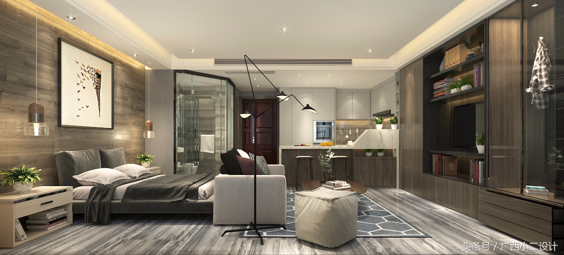 房间装修设计图1-3居室效果图,177平方米装修效果图