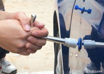 车身凹进去一点怎么处理,车身凹下去一道大坑怎么修复