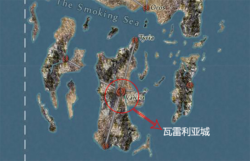 权力的游戏瓦雷利亚钢剑分成两把,权力的游戏瓦雷利亚遗迹里的人