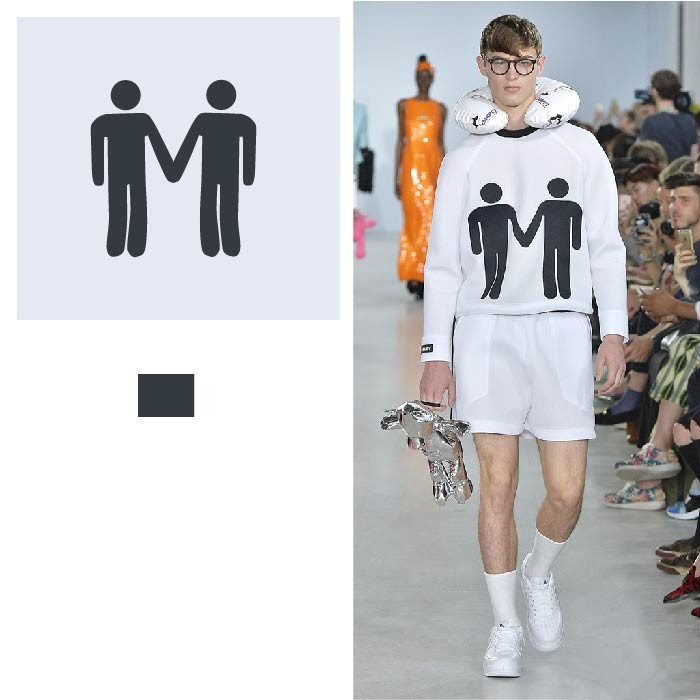 秀场系列服装配色效果图,彩色印花时尚秀图片高清