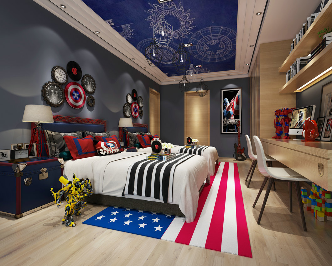 4-5岁儿童房装修风格,7-12岁儿童房装修风格简单