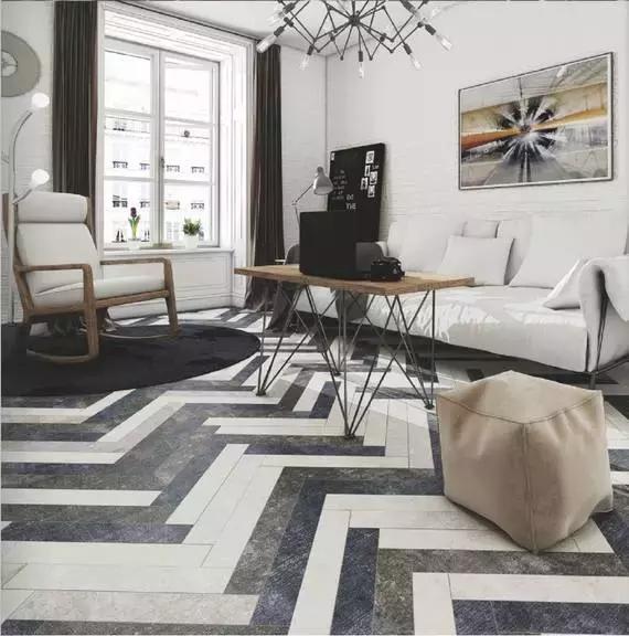 布纹瓷砖铺贴效果图,瓷砖切纹效果