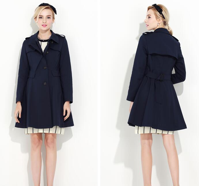 风衣高端时尚气质百搭,气质淑女风衣气质提升不止一点点