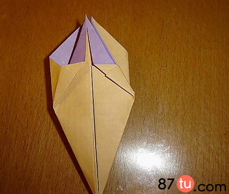 垂丝铃兰折纸,铃兰花朵折纸方法简单又漂亮