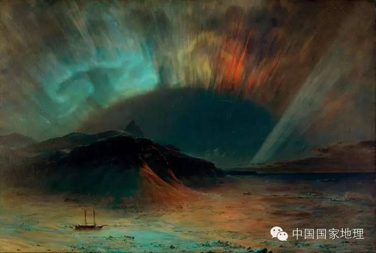 极光和星空相遇,极光和喜欢的人一起看最浪漫