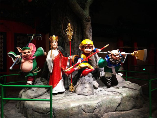 鱼游白沙洲,万达电影乐园汉秀双骄亮灯