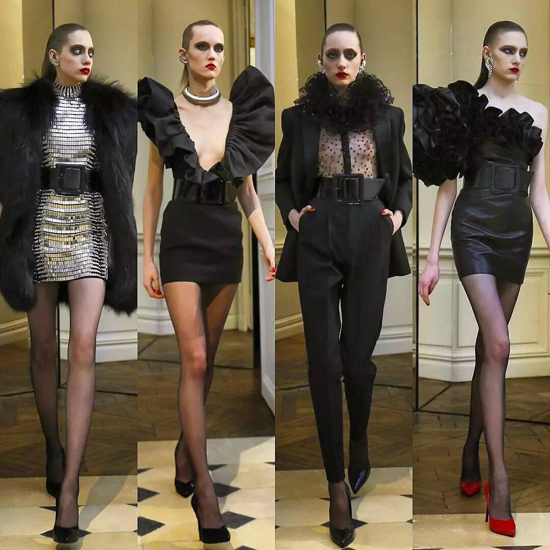 时装周saintlaurent专场秀,2020巴黎时装周saintlaurent