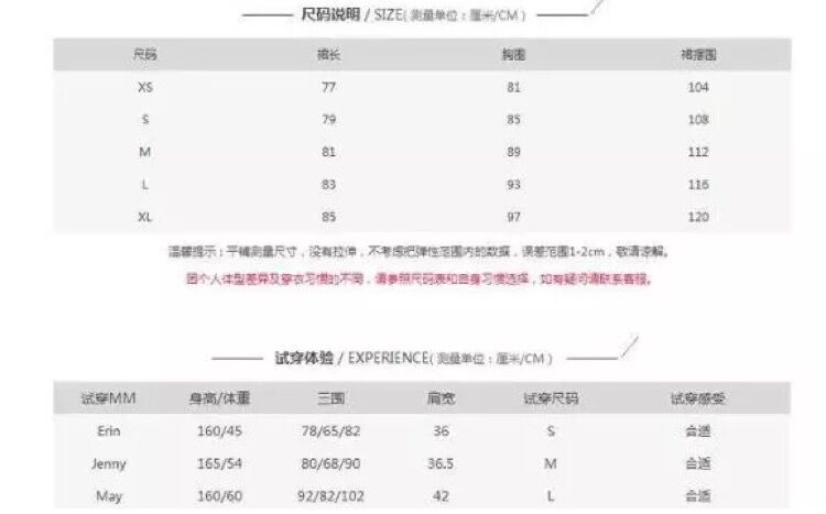 网上买的衣服不合身怎么办,网上买衣服需要注意的尺寸